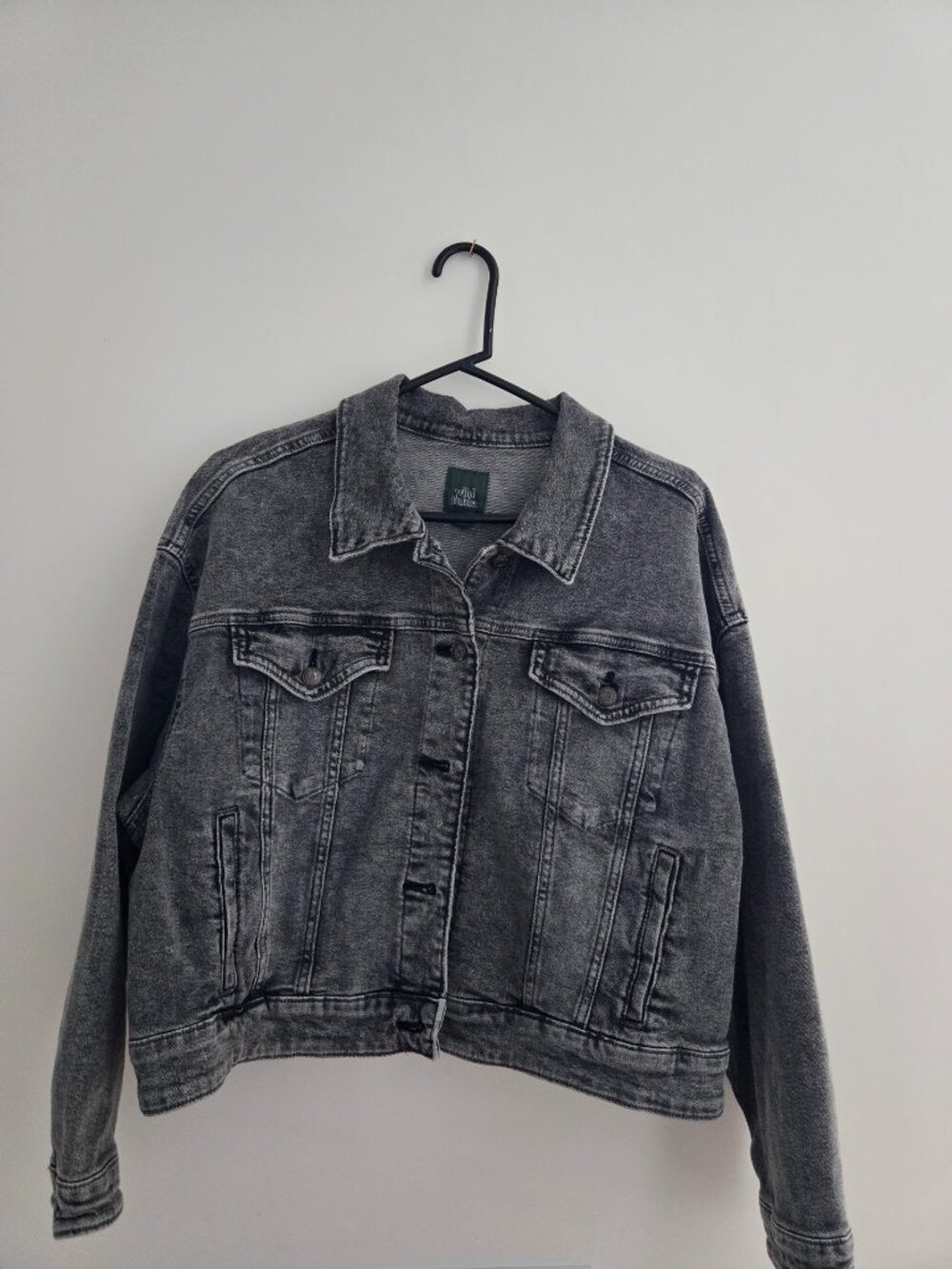 Cute Black Denim Jacket XXL...LIKE NEW